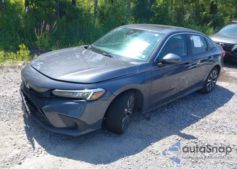 2022 Honda Civic Ex from USA, damaged, VIN JHMFE1F77NX007885